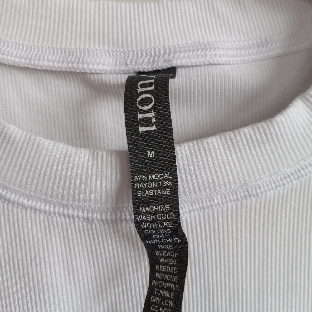 Vuori Pose Fitted Tee White M - Picture 8 of 14